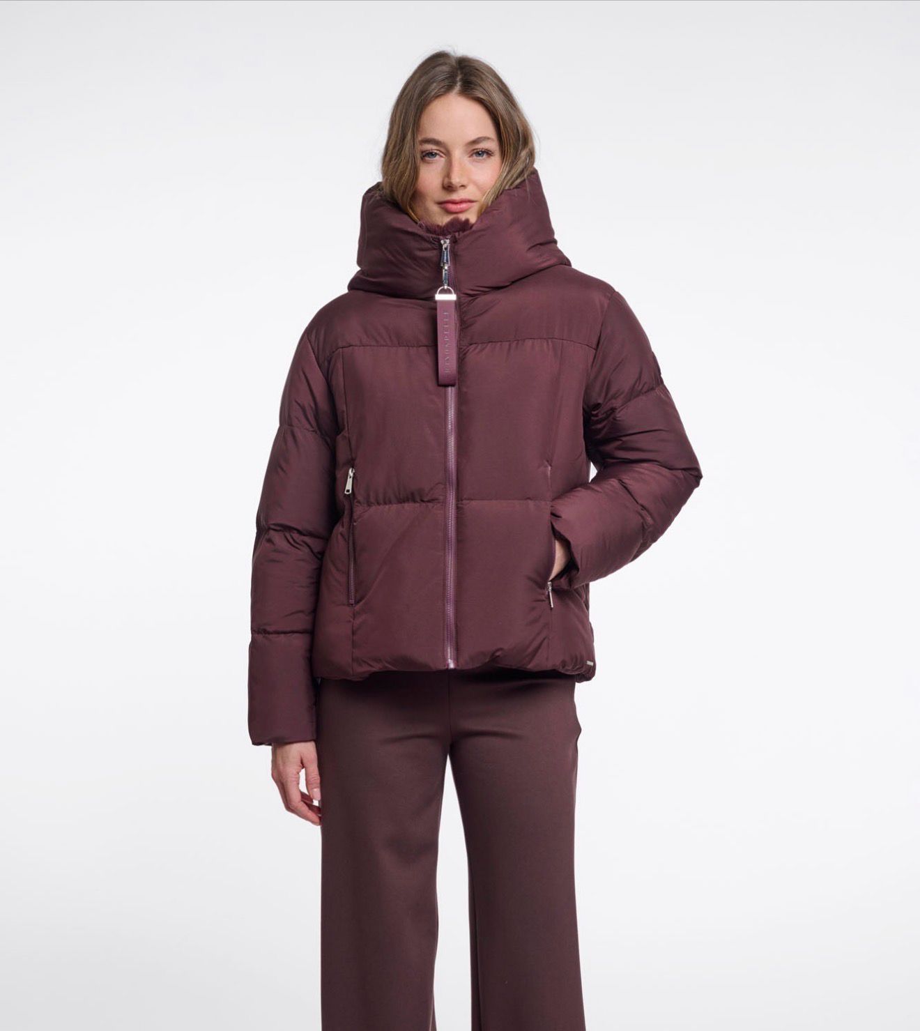 JONI verkürzte Steppjacke burgund RINO&PELLE JONI verkürzte Steppjacke burgund RINO&PELLE