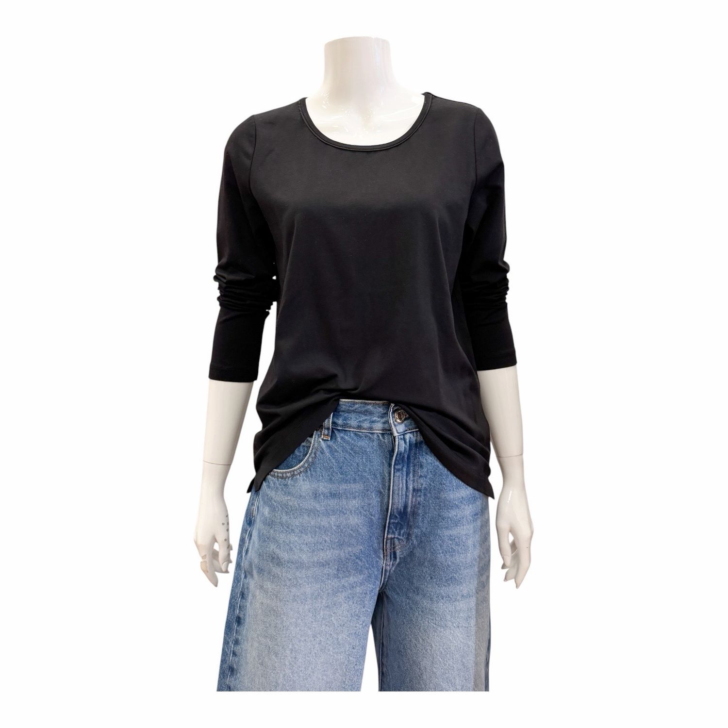SLT275-9102 Basicshirt black BLOOMINGS SLT275-9102 Basicshirt black BLOOMINGS