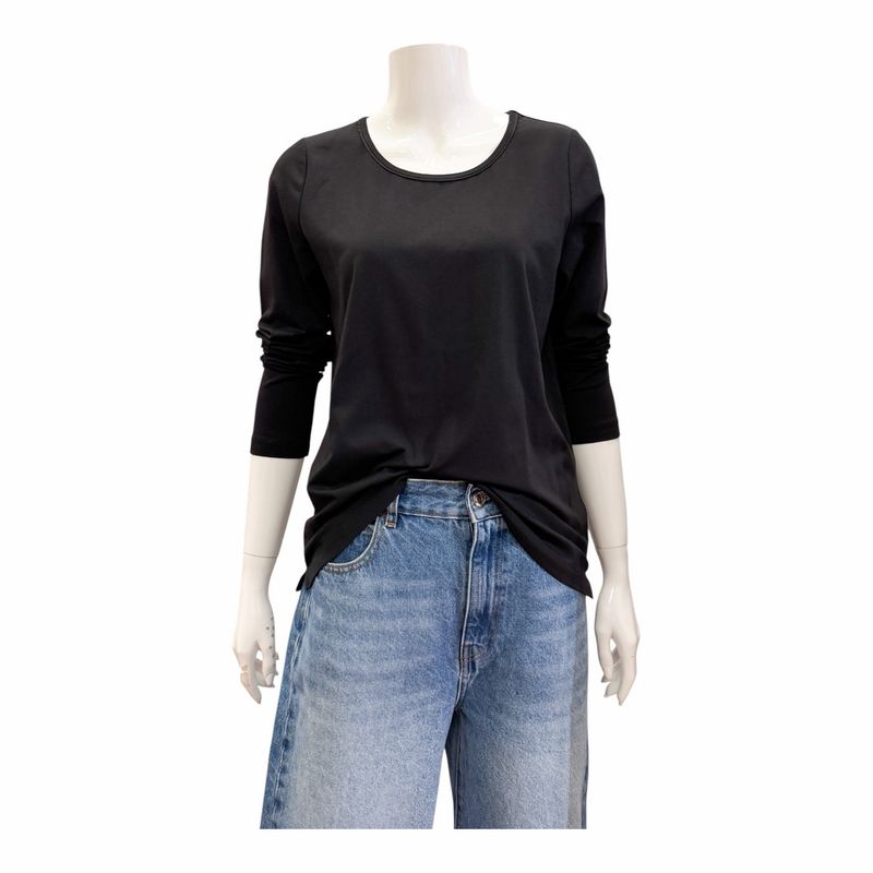 SLT275-9102 Basicshirt black BLOOMINGS SLT275-9102 Basicshirt black BLOOMINGS