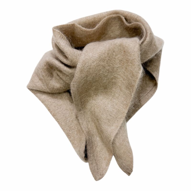 Cashmere Dreiecksschal sand ZWILLINGSHERZ Cashmere Dreiecksschal sand ZWILLINGSHERZ