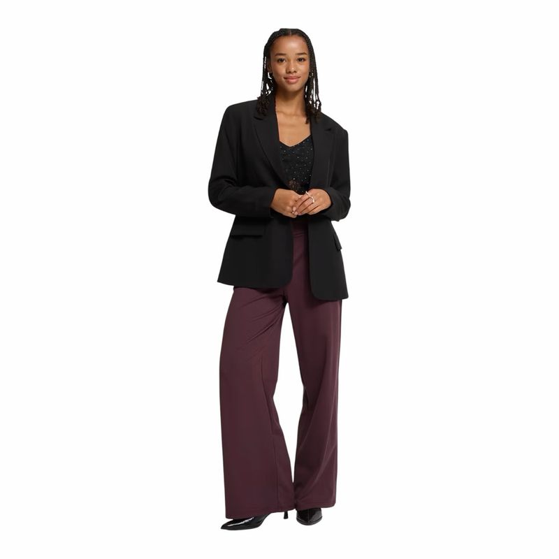 20118337 IHKATE Jerseypant fudge dark red ICHI 20118337 IHKATE Jerseypant fudge dark red ICHI