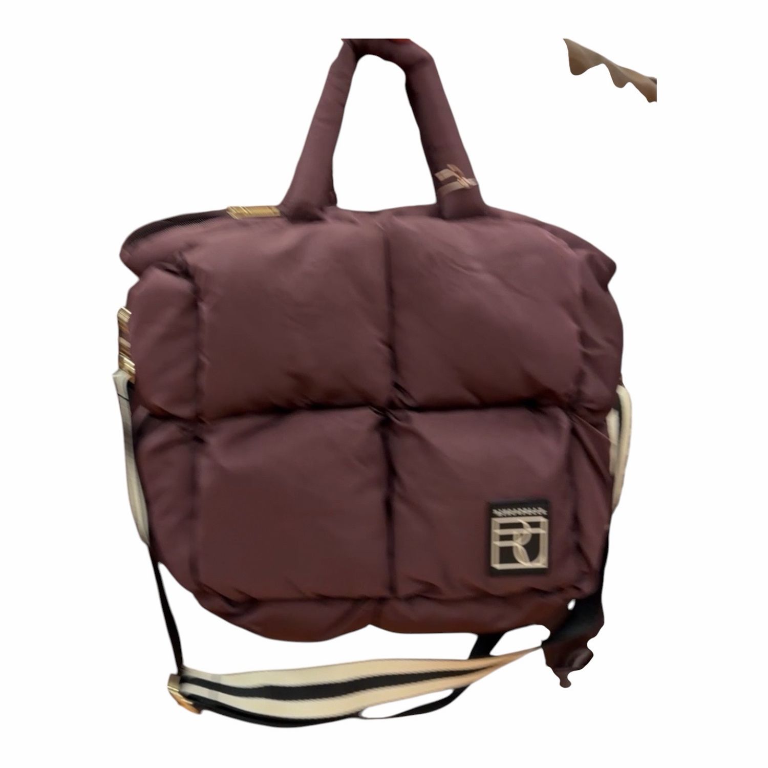 NIKITA padded Handbag aubergine RINO&PELLE