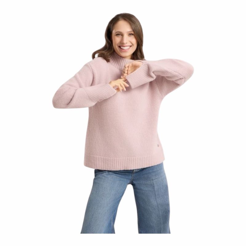 266360 100% Wolle Mockneckpullover rose FRIEDA& FREDDIES