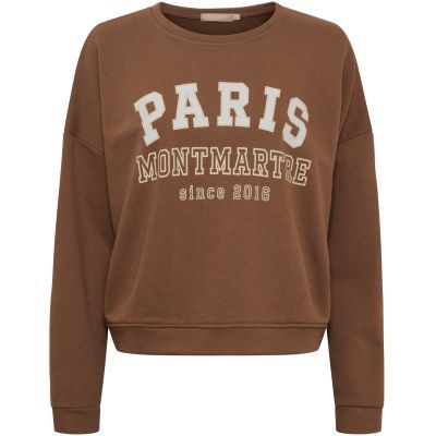 261838 Oceana Sweater mit Frontdruck choco MARTA DU CHATEAU 261838 Oceana Sweater mit Frontdruck choco MARTA DU CHATEAU