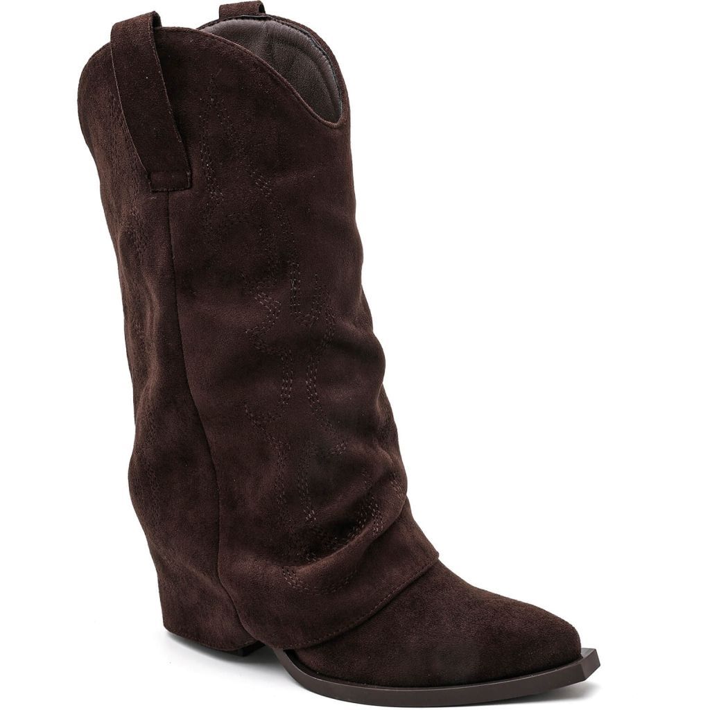 JESSIA Stiefel mit Gamasche brown MARTA DU CHATEAU JESSIA Stiefel mit Gamasche brown MARTA DU CHATEAU