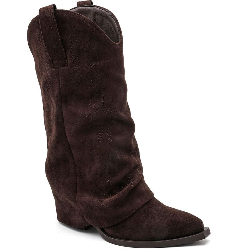 JESSIA Stiefel mit Gamasche brown MARTA DU CHATEAU JESSIA Stiefel mit Gamasche brown MARTA DU CHATEAU