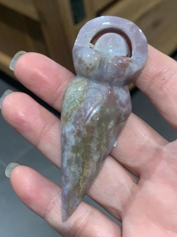OCEAN JASPER GODDESS CARVING - 8.2 cm