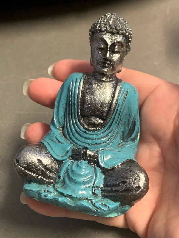 BUDDHA AQUA FIGURINE - 10 cm