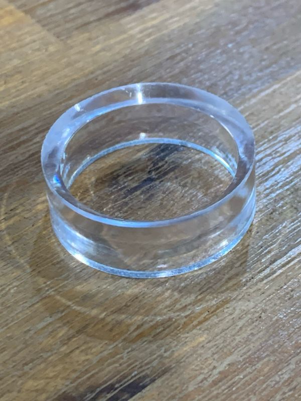 LARGE ACRYLIC EGG/SPHERE STAND/HOLDER 4.5cm