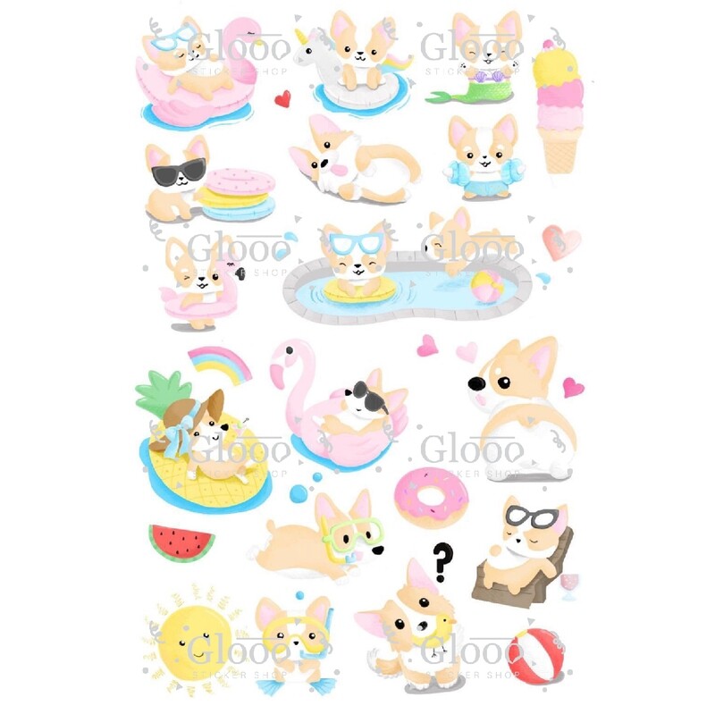 Corgi Sticker