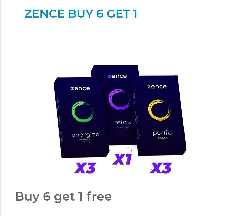 Zence pack buy 6 &amp; get 1 bonus packs
