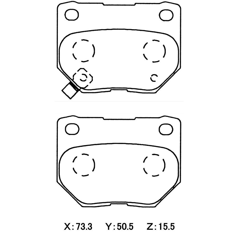 Sumitomo 2pot - Subaru WRX / Nissan 300ZX / Skyline Turbo - REAR - Winmax W3 Brake Pads