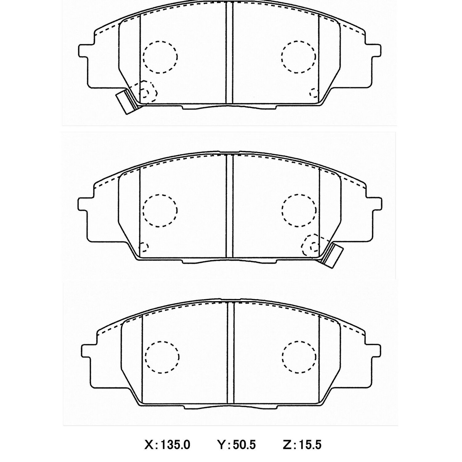 CIRCO M119 RACE BRAKE PADS HONDA S2000 / INTEGRA / CIVIC
