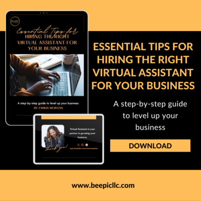 Essential Tips For Hiring the Right VA - E Book