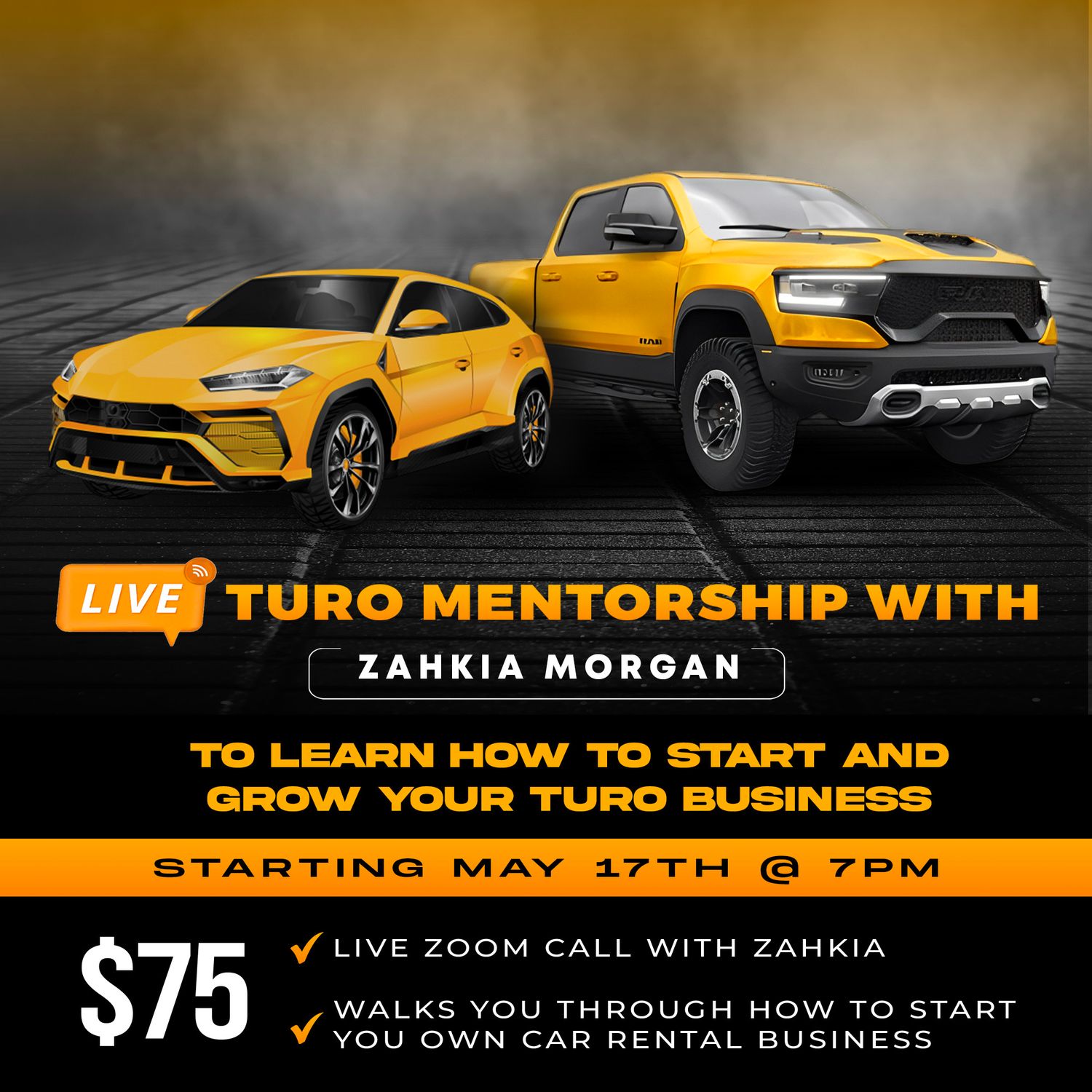 LIVE TURO MENTORSHIP
