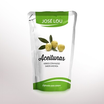 Pitted Manzanilla Olives Anchovy Flavor 460 g