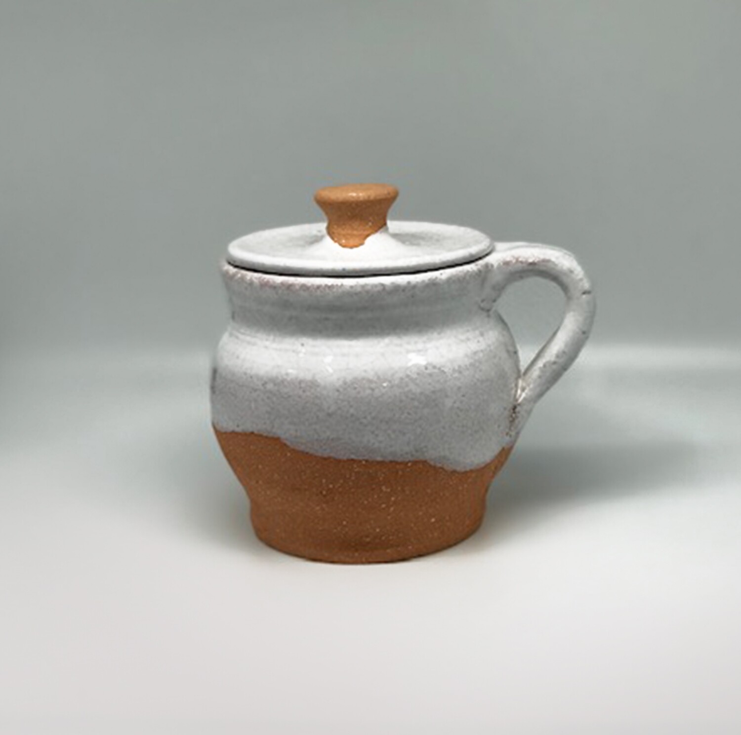 Terracotta white cooking pot [Puchero de Pereruela] (1/4 l)