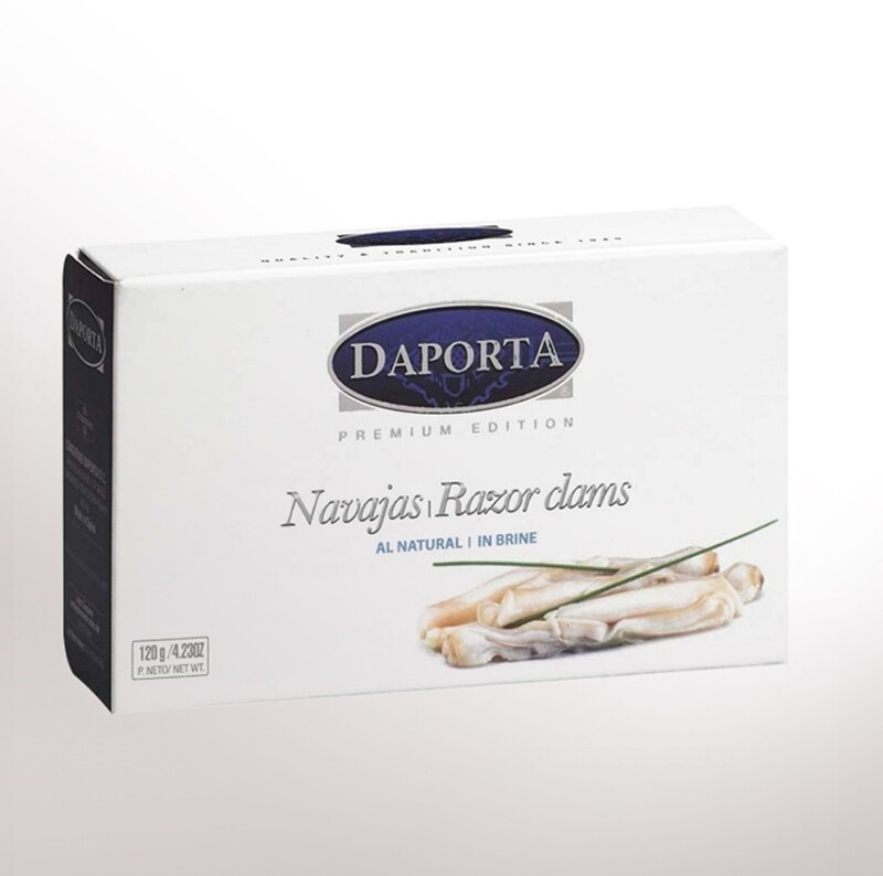 GALICIA RAZOR CLAMS IN BRINE (5/6) 125g.