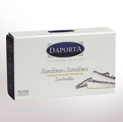 DAPORTA, baby sardines in olive oil (125 g) DAPORTA, baby sardines in olive oil (125 g)