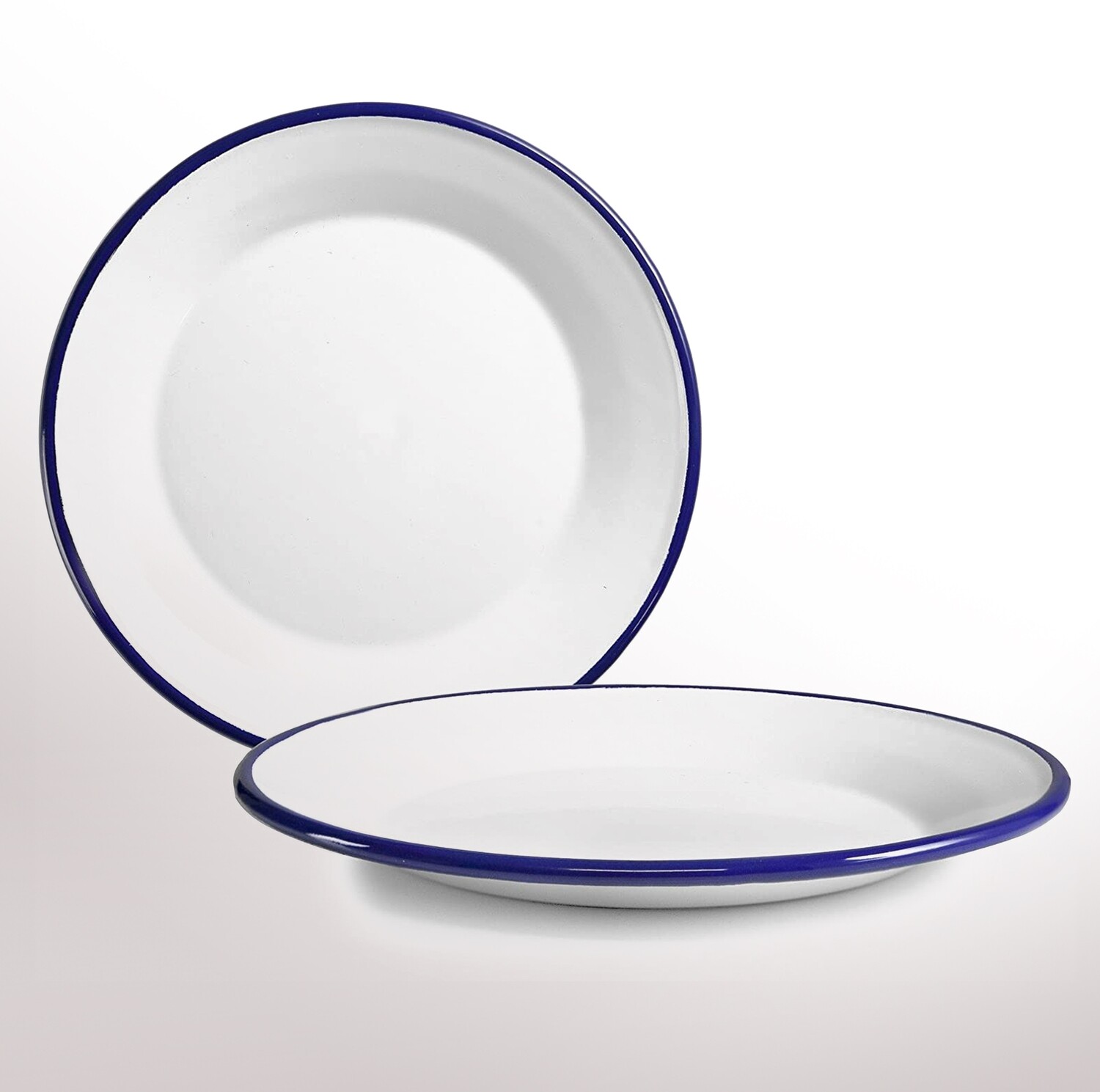 IBILI VINTAGE, white with blue ribbon dessert plate (18 cm) IBILI VINTAGE, white with blue ribbon dessert plate (18 cm)