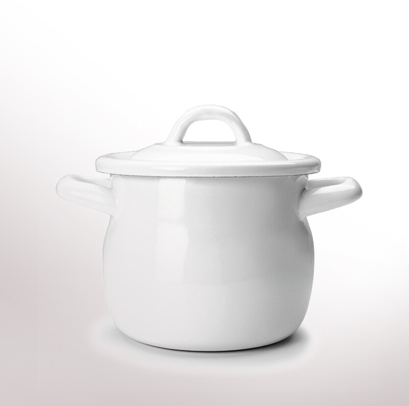 Olla Mini Abombada Peltre Urdina