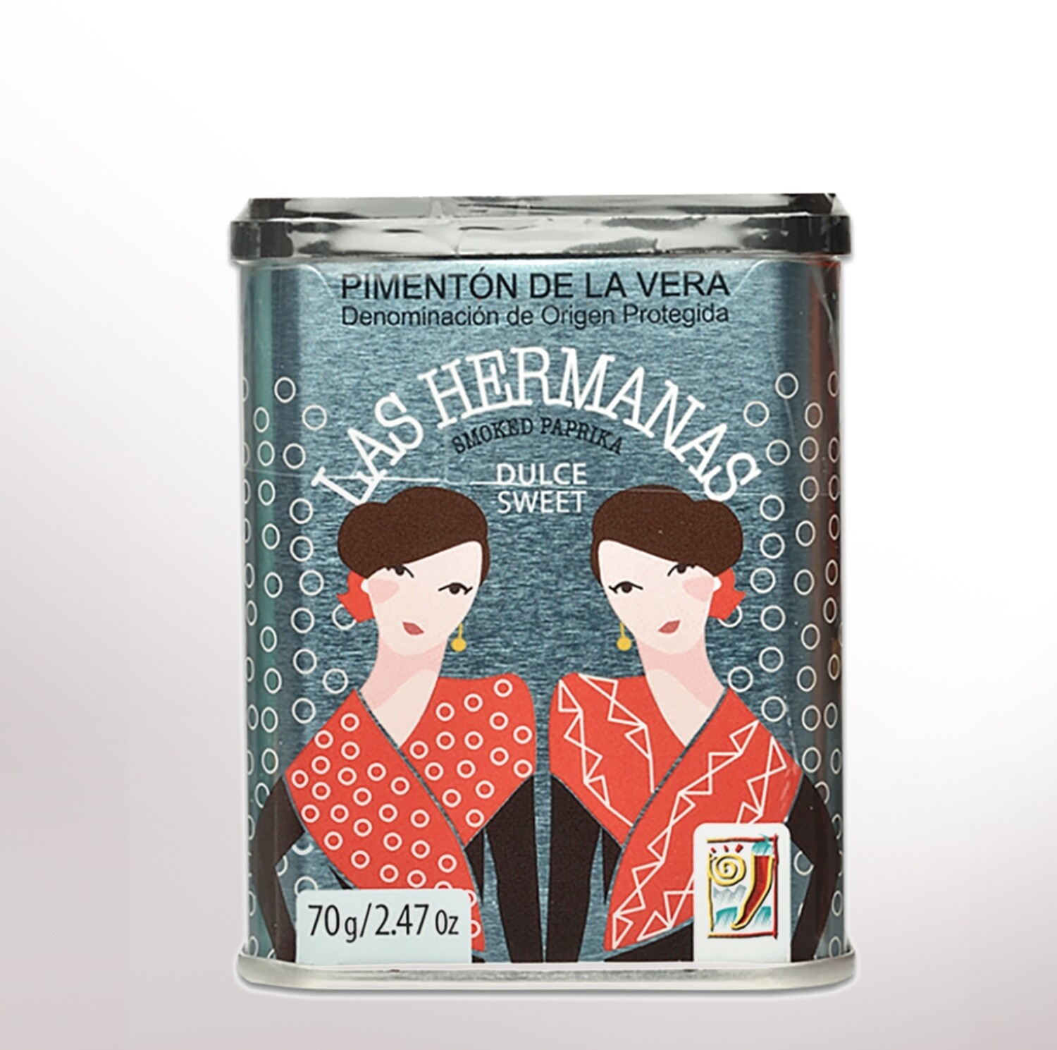 LAS HERMANAS De la Vera Sweet Paprika 70 g Can