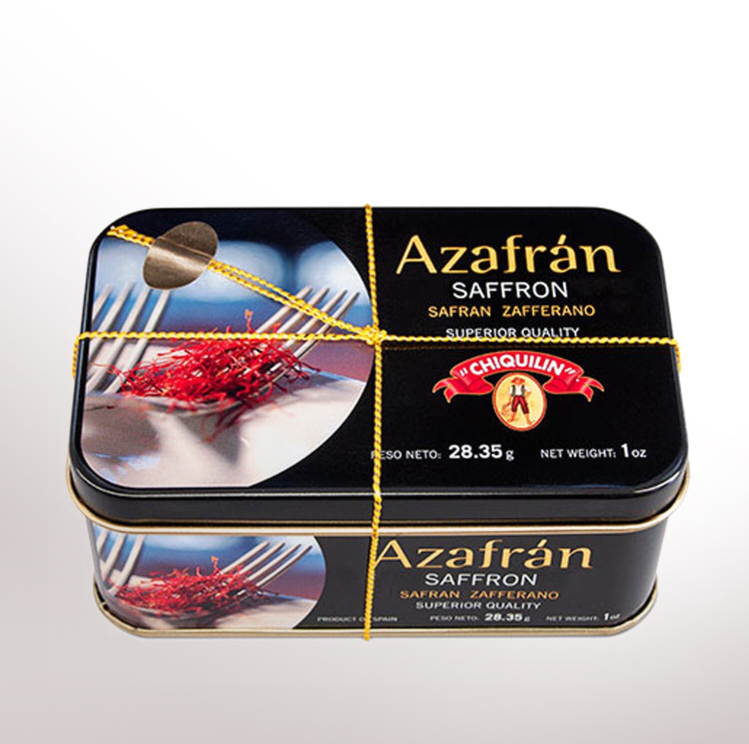 Superior saffron filaments tin (1 oz) Superior saffron filaments tin (1 oz)