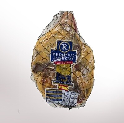 REDONDO IGLESIAS, boneless red label 16 monhts aged Serrano ham [Jamón Serrano] (11-13 lb)