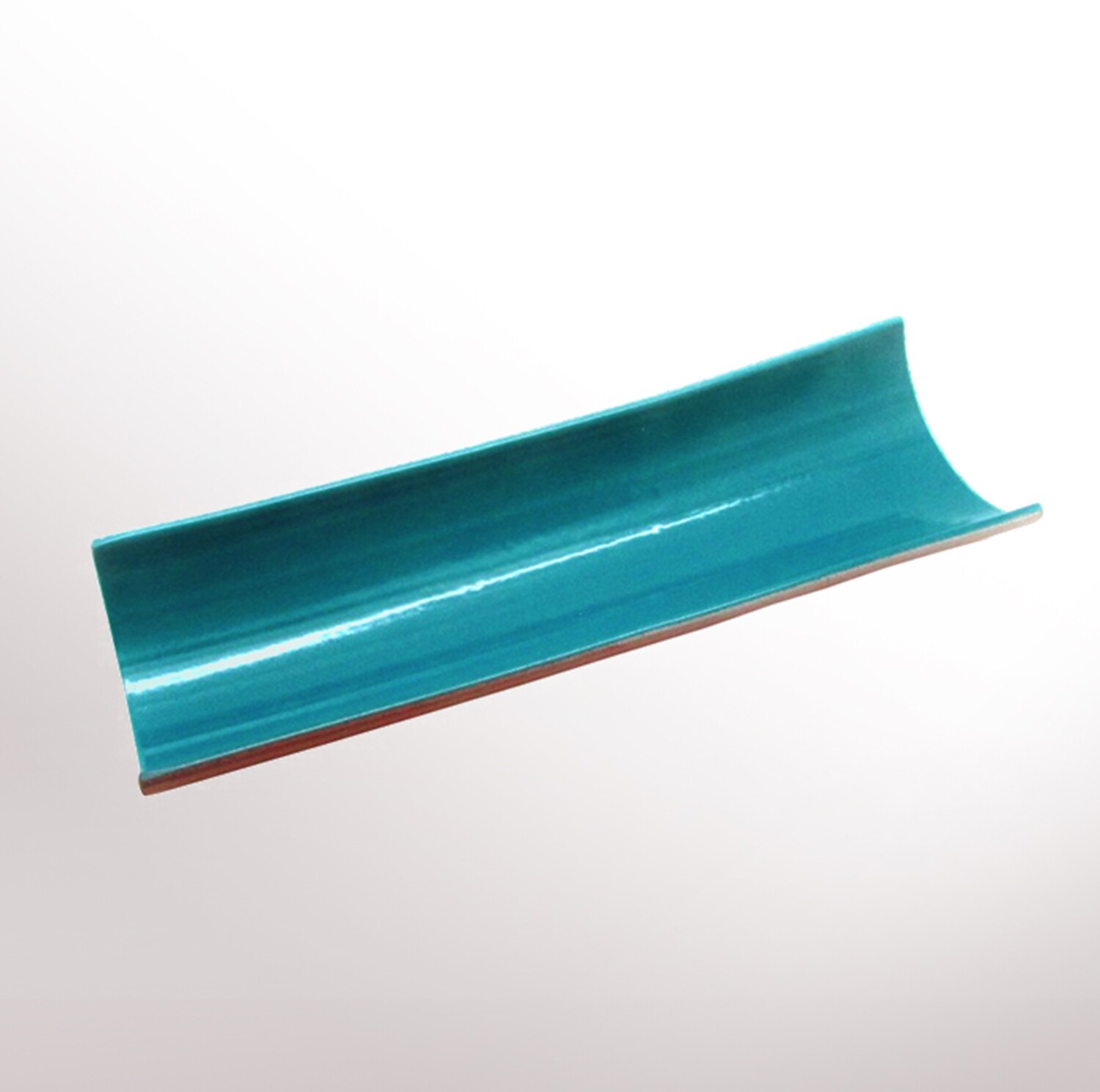 Turquoise serving plate tile [Teja]