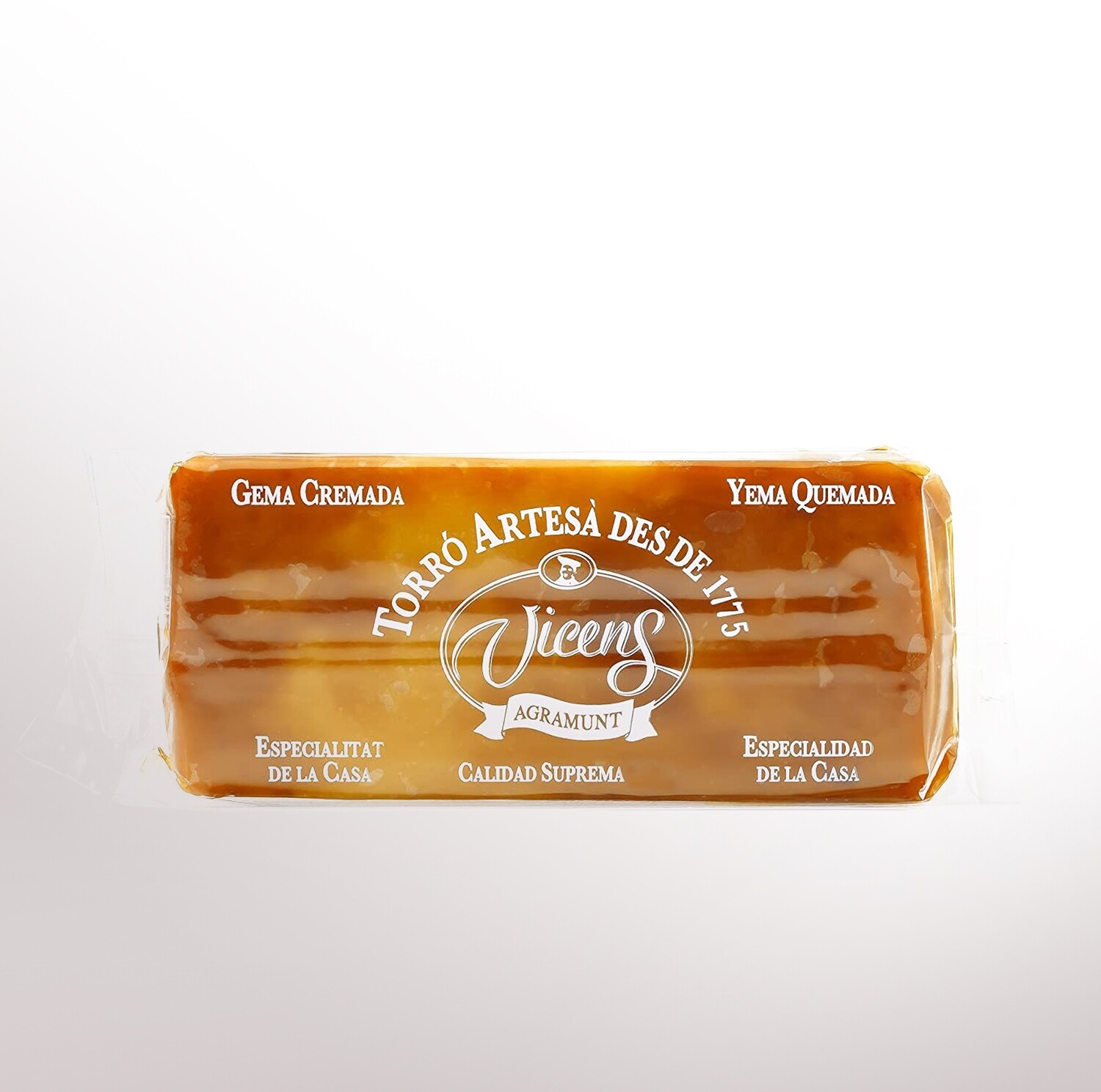 Turrón Toasted Egg yolk Almond Nougat 200 g