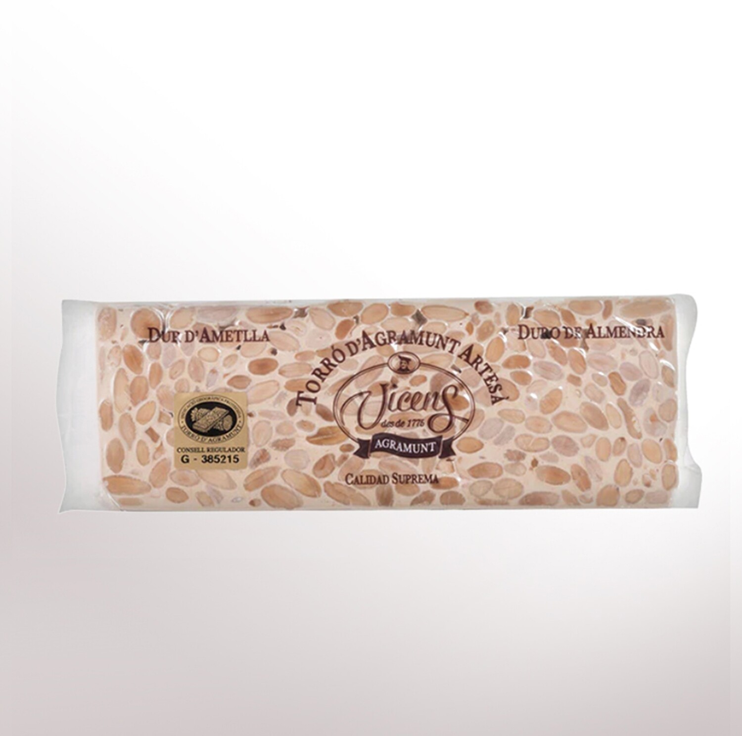 VICENS, hard almond nougat [Turrón] (200 g)