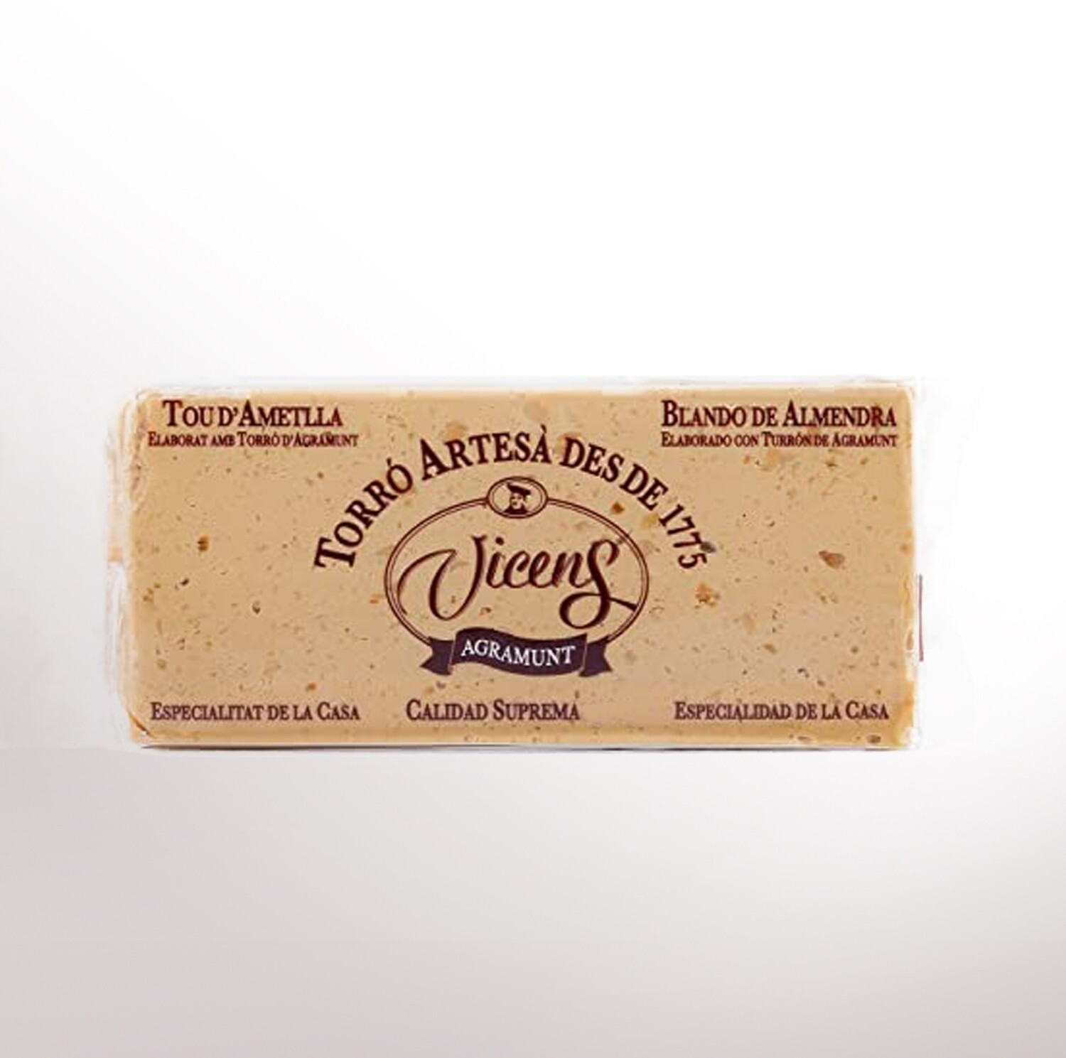 VICENS, soft almond nougat [Turrón] (200 g)