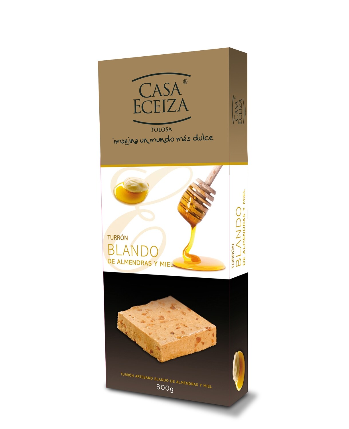 CASA ECEIZA, soft almond Jijona nougat [Turrón] (300 g)