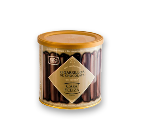 CASA ECEIZA,  Basque pirouette Chocolate Cookies [Cigarrillos] (200 g)