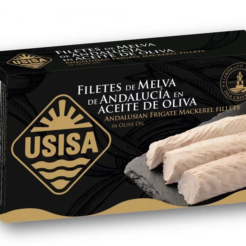 USISA, Andalusian frigate mackerel fillets [Melva Canutera]  (120 g)