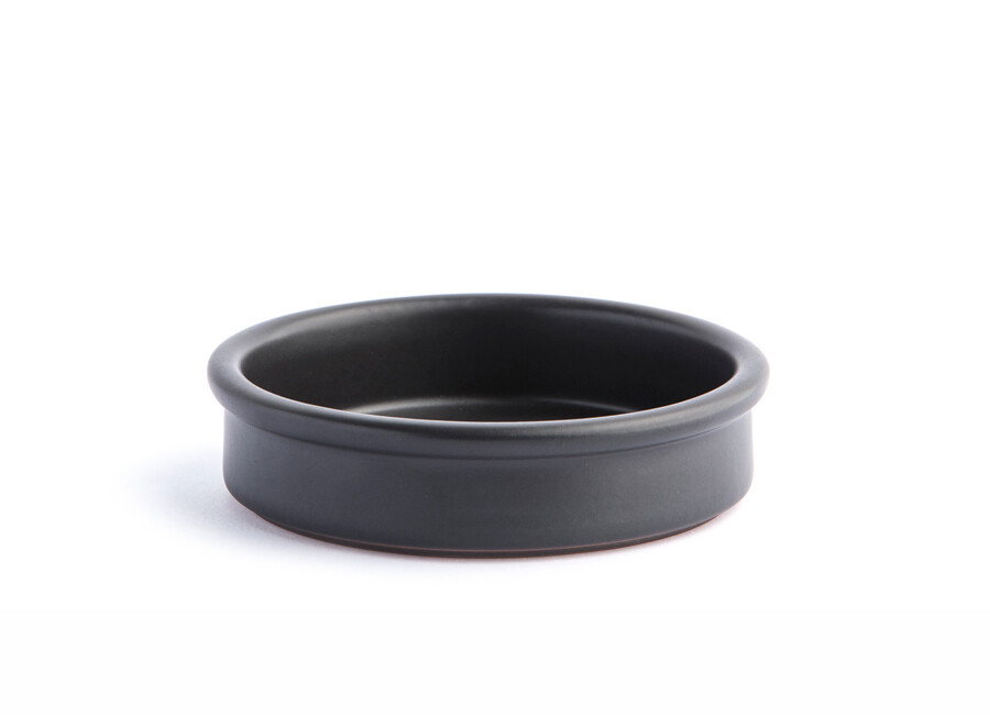 Terracotta black casserole dish [Cazuela] (12 and 15 cm)