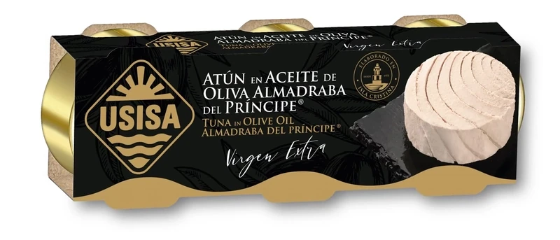 USISA ALMADRABA TUNA IN OLIVE OIL 3 x 80g.