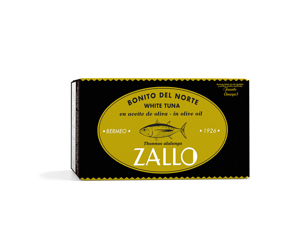 ZALLO, white tuna [Bonito] in olive oil tin (112 g)
