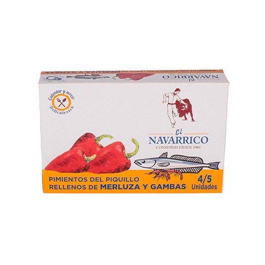 NAVARRICO &quot;Piquillo Peppers&quot; Stuffed with Hake and Prawn 260g