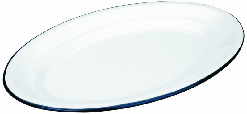 IBILI VINTAGE, white oval platter (40 x 27cm)