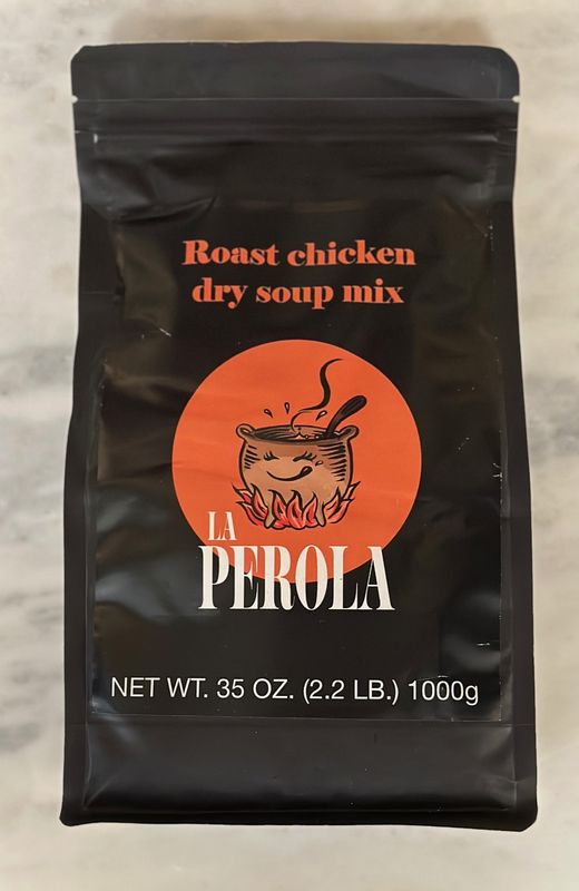 LA PEROLA  ROAST CHICKEN DRY SOUP 1000g ( 2.2 lb)