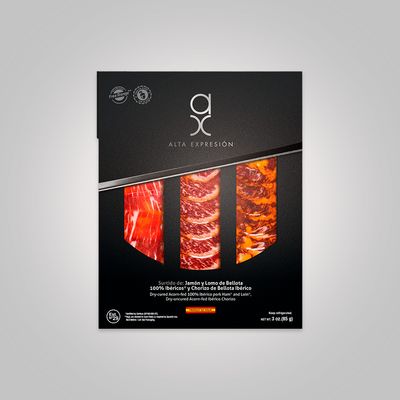COVAP, sampler ham, loin and chorizo (3 oz)