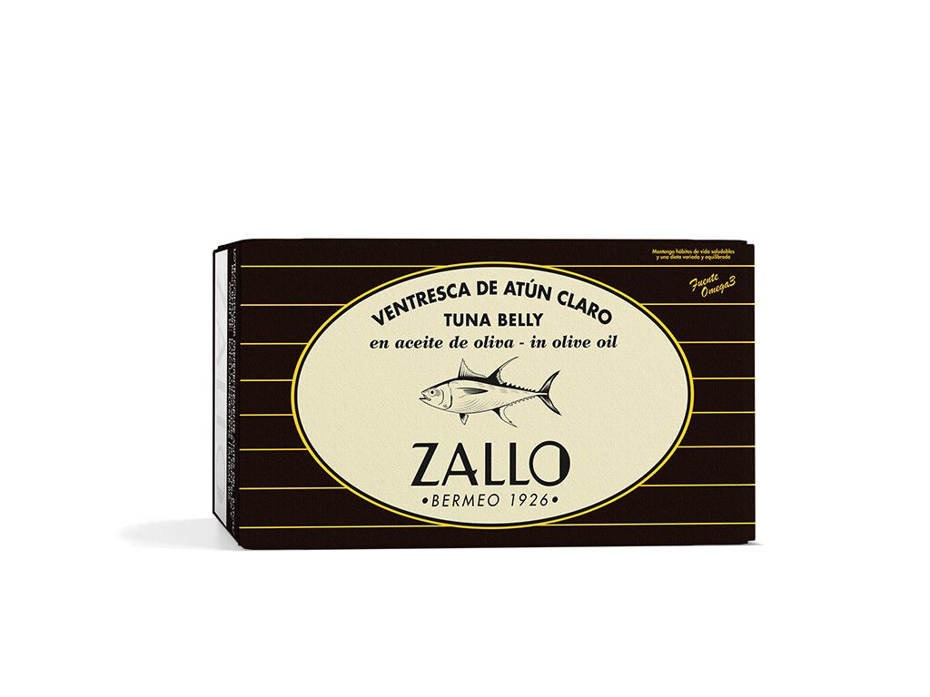 ZALLO, yellowfin tuna belly in olive oil (110 g) ZALLO, yellowfin tuna belly in olive oil (110 g)