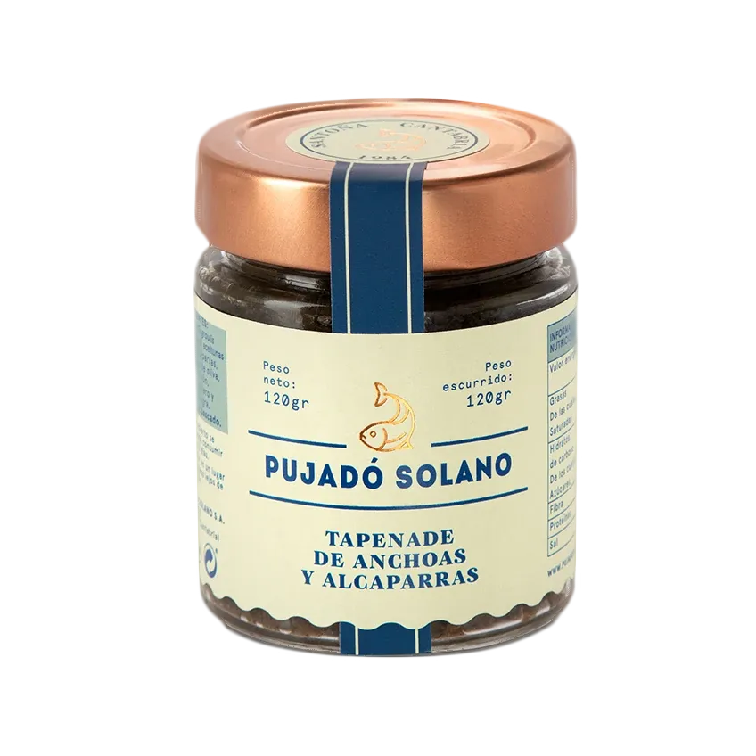 PUJADO SOLANO, tapenade of anchovies and capers (120g)