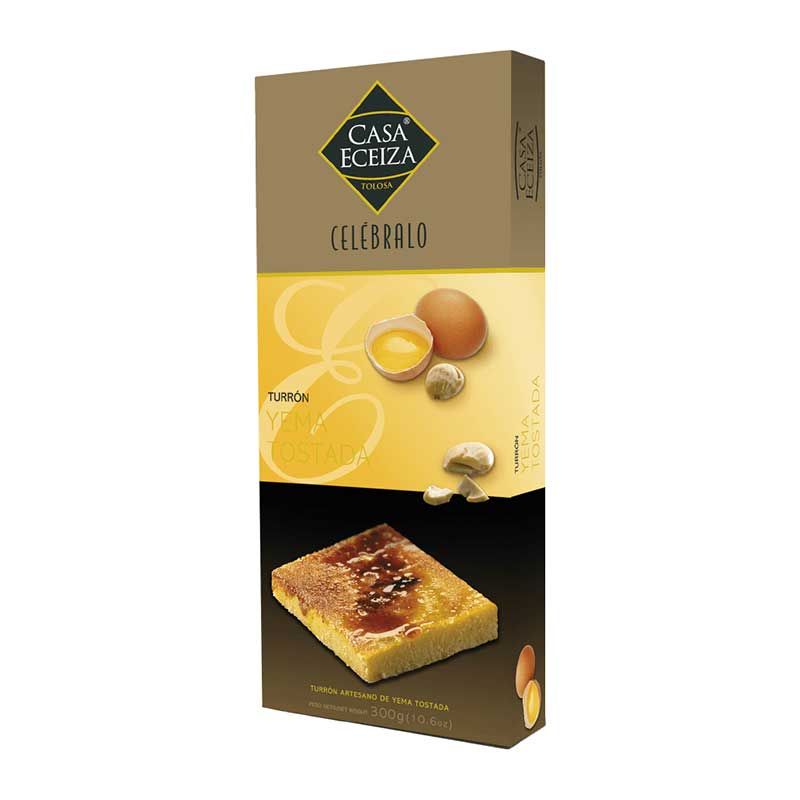 CASA ECEIZA, toasted yolk nougat [Turrón] (300 g)