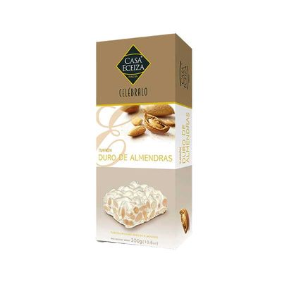 CASA ECEIZA, hard almond nougat [Turrón de almendras] (300 g)