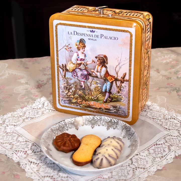 LA DESPENSA DE PALACIO, musical cookie tin (500 g)