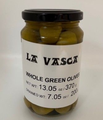 LA VASCA, whole Manzanilla olives (370 g)