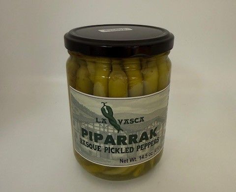 LA VASCA, basque Ibarra piparra peppers jar [Piparra] (14.5 Oz)