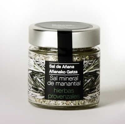 SAL DE AÑANA, coarse salt from springs with aromatic herbs (180 g)